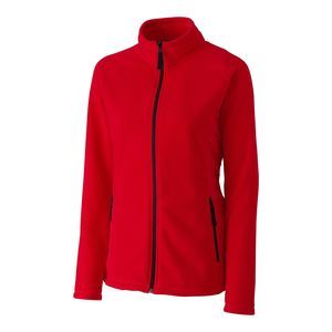 NWT Clique Red Womens Summit Microfleece Hybrid Full Zip